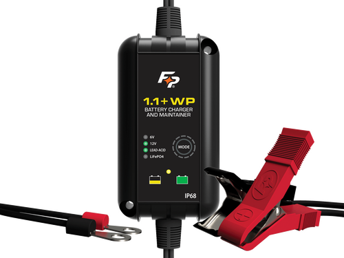 FIRE POWER BATTERY CHARGER IP68 WATERPROOF 6V/12V 1.1A
